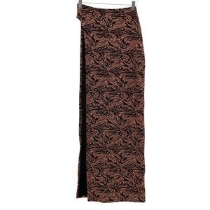 Murci High Slit Stretch Maxi Skirt Swim Coverup